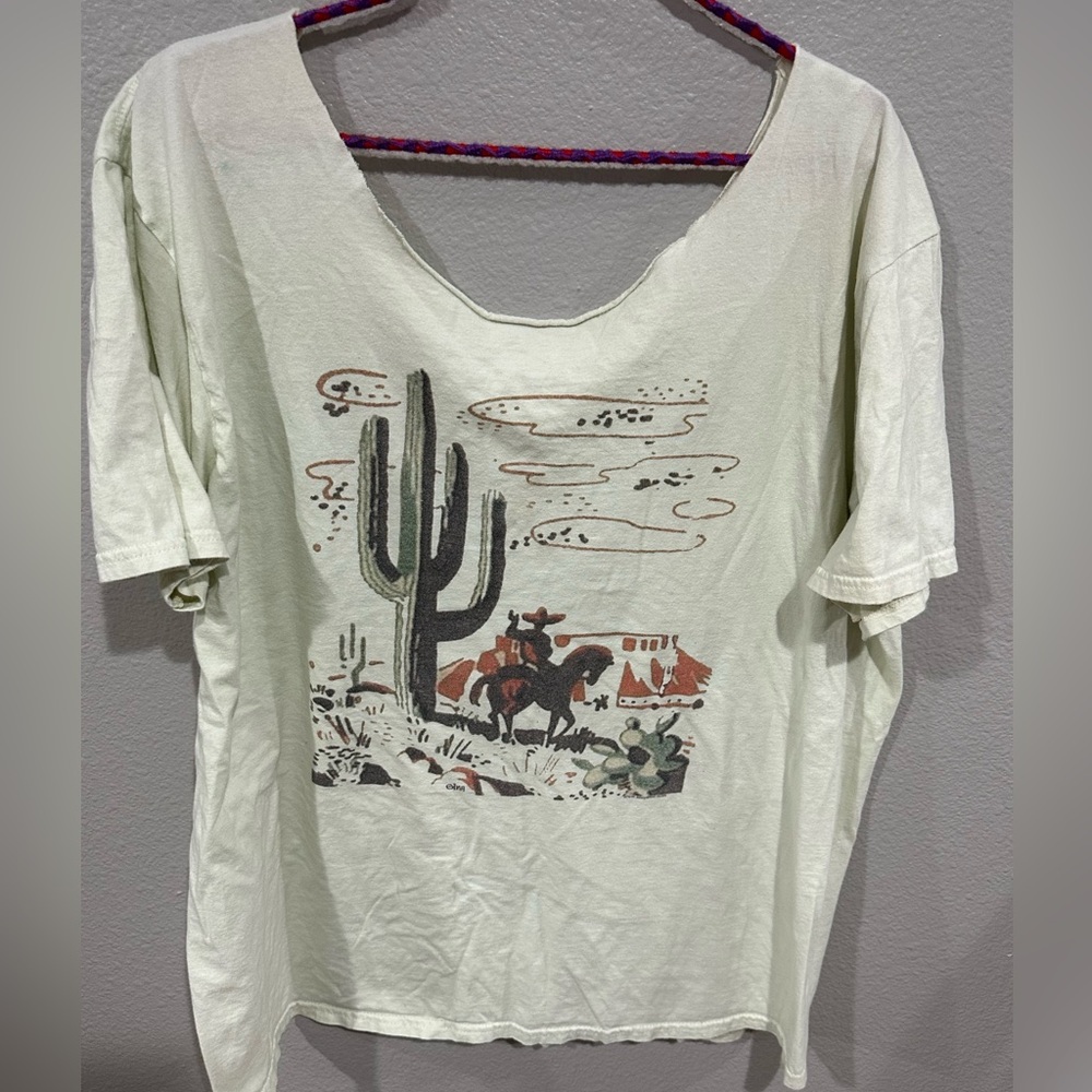 Graphic T-Shirt with Desert Scene